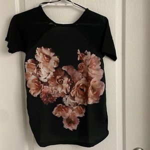 Zara Floral Top Size S